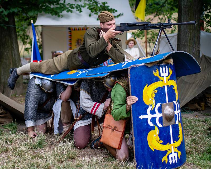 XI. ročník festivalu vojenské historie na Helfštýně, 18. července 2021.