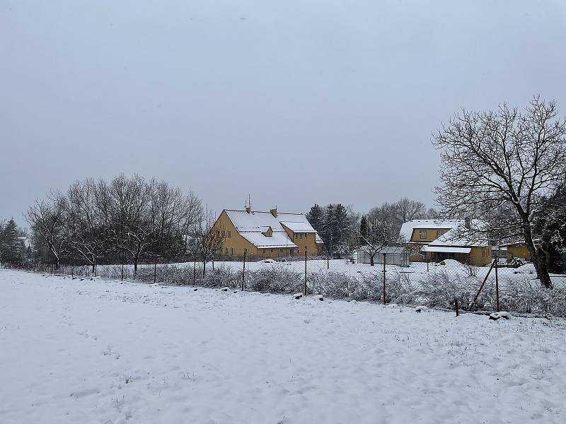 Návrat zimy na Pohořanech, 13. dubna 2021