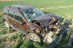K dopravní nehodě dvou aut u obce Bělkovice-Lašťany vyjížděli v úterý ráno policisté, hasiči i zá