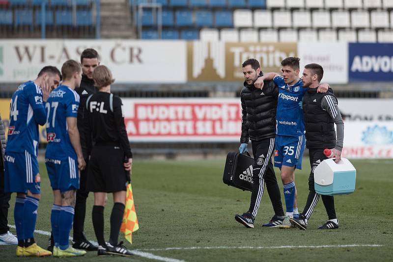 Utkání 24. kola fotbalové FORTUNA:LIGY mezi SK SIgma Olomouc a FK Mladá Boleslav.