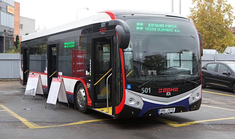 První olomoucký elektrobus.