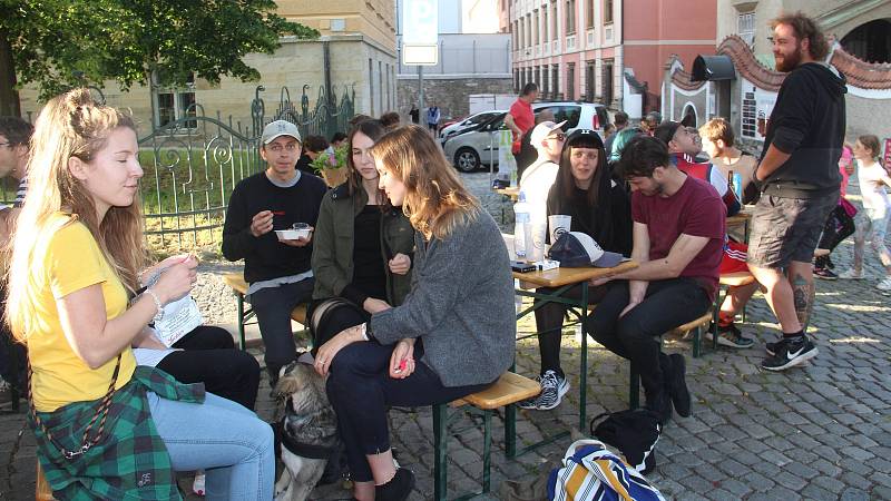 Festival Michalský výpad v centru Olomouce.