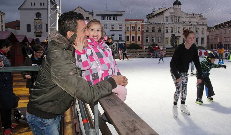 Kluziště na Dolním náměstí v Olomouci