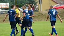 MOL Cup: Viktorie Přerov (v modrém) proti HFK Olomouc