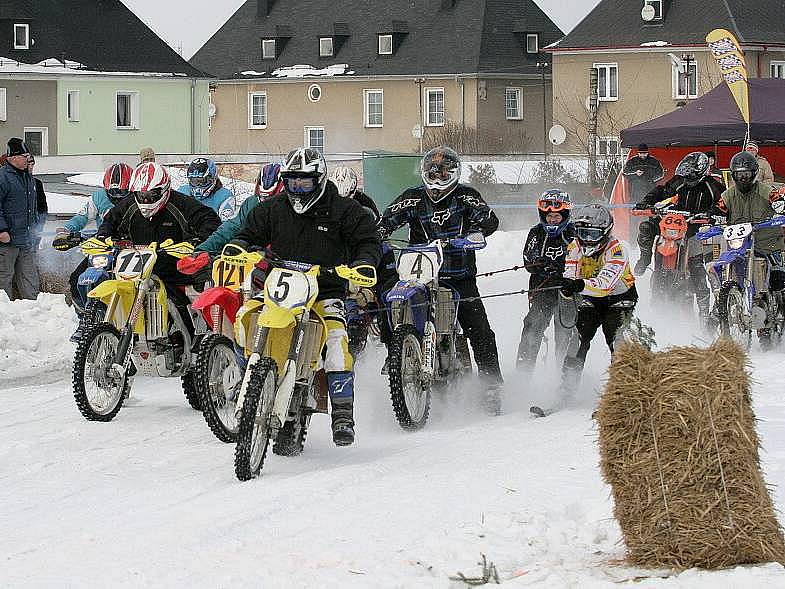 Motoskijöring ve Šternberku