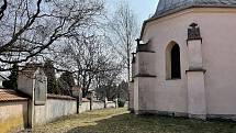 Křížová cesta v Olomouci- Slavoníně u kostela svatého Ondřeje, březen 2021