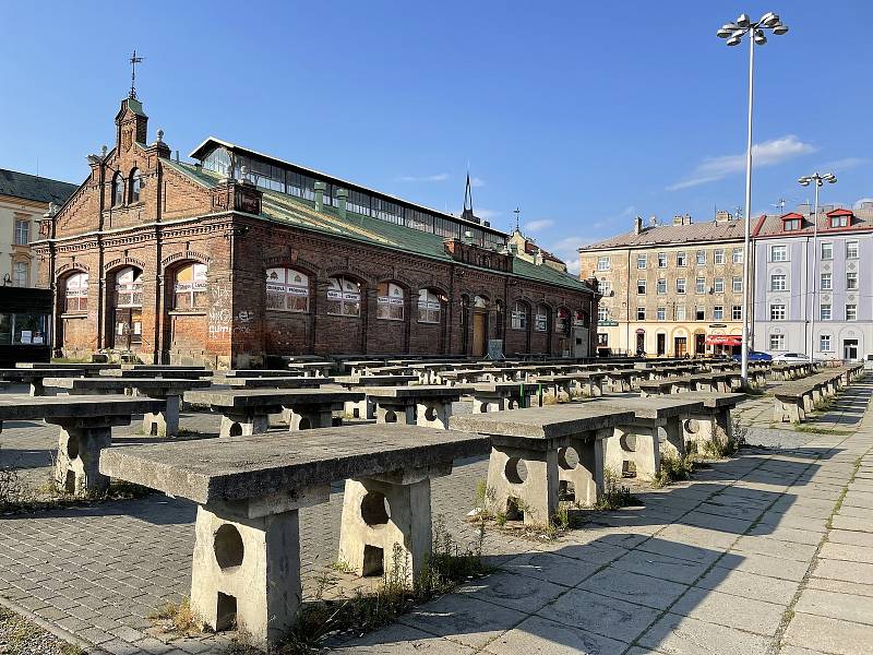 Tržnice v Olomouci, září 2021