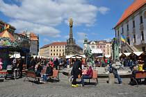 Olomoucké Velikonoce - jarmark na Horním náměstí. Neděle 17. dubna 2022