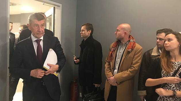 Premiér Andrej Babiš na návštěvě Fakultní nemocnici Olomouc - 8. ledna 2019
