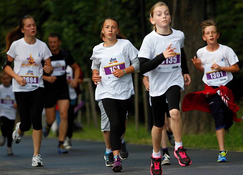 Rodinný běh v rámci olomouckého půlmaratonu