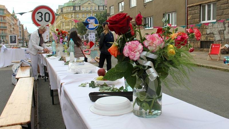 Sousedská slavnost na Masarykově třídě v Olomouci, sobota 18. září 2021