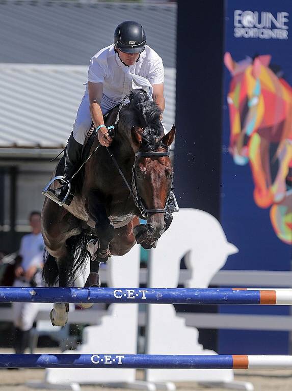 Světový pohár v parkurovém skákání v Olomouci, závod Gold tour 140 cm.