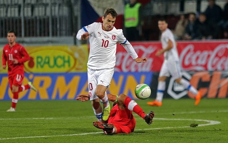 Přátelské utkání ve fotbale ČR – Kanada v roce 2013.