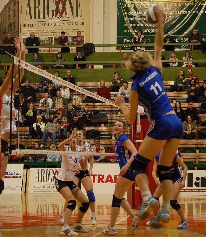 Olomoučanky v modrém potřetí porazily Liberec.