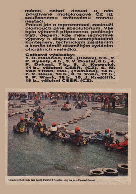 Grand Prix Sigma v roce 1978 přivedla do Olomouce jezdce kapitalistických zemí včetně nejrychlejších Italů. Nic ale nebylo zadarmo. Takto o závodě s desetitisícovou diváckou účastí informoval tehdejší Svět motorů.