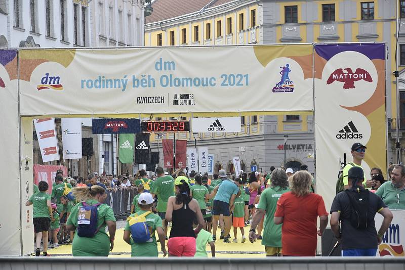 Rodinný běh v Olomouci, 14. 8. 2021