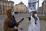 Happening za větší ochranu Olomoučanů přčed smogem