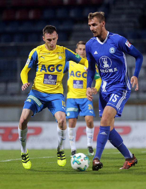Sigma porazila Teplice 1:0. Aleksandar Šušnjar a Tomáš Chorý.