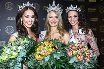 Slavnostní galavečer Česká Miss 2014 se konal v Karlínském divadle 29.března. Českou Miss 2014 se stala Gabriela Franková (uprostřed)
