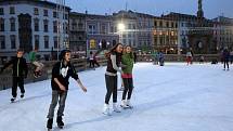 Bruslení na Dolním náměstí v Olomouci