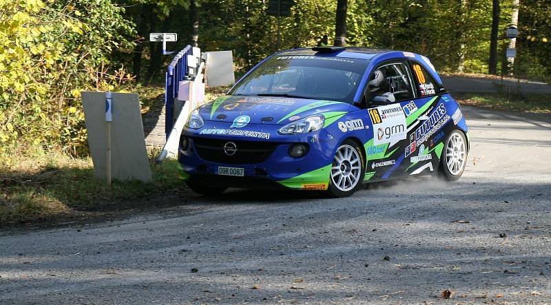 Rally Morava se jela v okolí Šternberku. Michal Horák