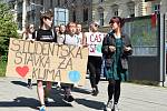 Studentská stávka Fridays for Future v Olomouci, 24. 5. 2019