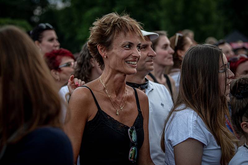 Koncert kapely Kryštof na Korunní pevnůstce v Olomouci, 24. července 2021