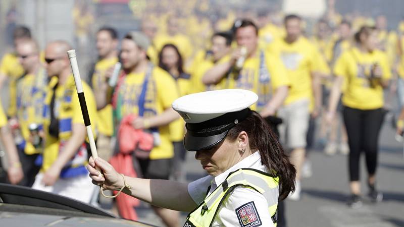 Policie před finále českého poháru