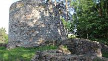 zřícena hradu Náměšť na Hané