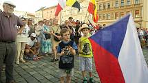 Demonstrace za nezávislost české justice a proti Andreji Babišovi v Olomouci - 11. 6. 2019