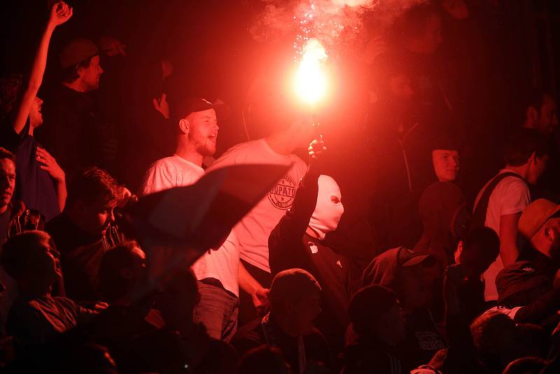 Zápas Evropské ligy FC FASTAV Zlín - FC Kodaň na Andrově stadionu v Olomouci