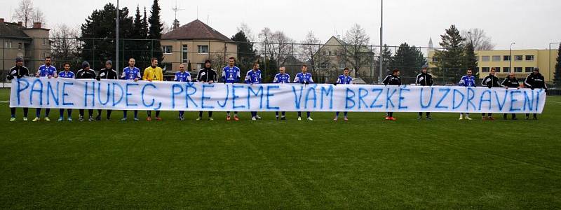 Vzkaz fotbalistů Sigmy dlouholetému a věrnému fanouškovi