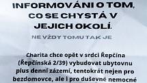 V reakci na záměr Charity v Olomouci-Řepčíně se objevila „letáková“ kampaň plná nepravd, 24. listopadu 2022.