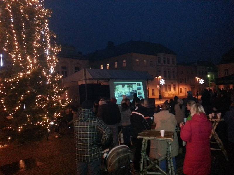 Silvestrovský program na Hlavním náměstí ve Šternberku