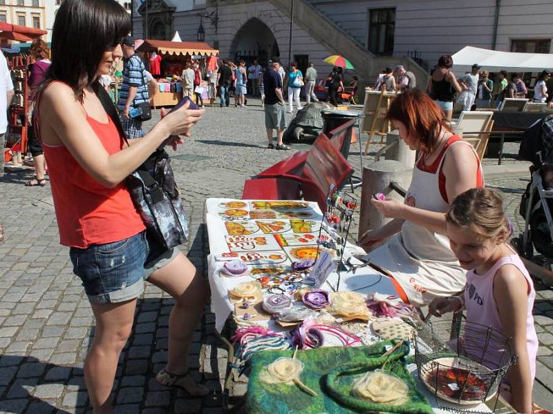 Prvomájový Ekojarmark na olomouckém Horním náměstí