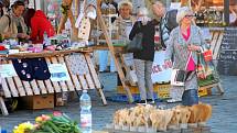 Farmářský trh na Horním náměstí v Olomouci