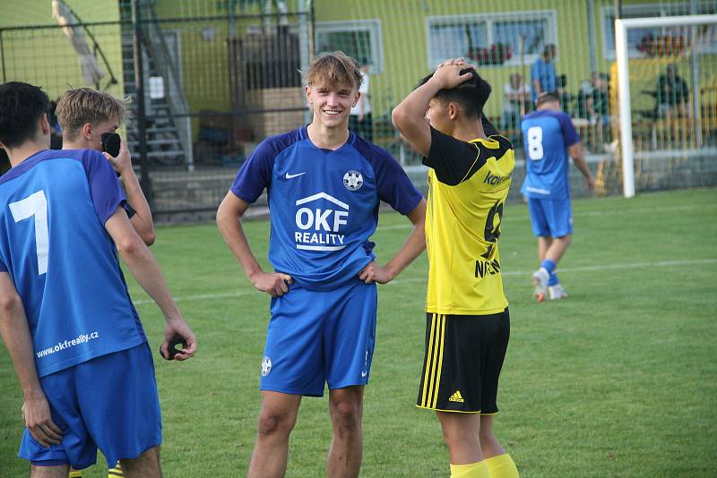 Fotografie ze zápasu 5. kola divize E mezi celky FK Nové Sady a FK Kozlovice