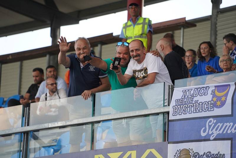 Fotbalisté SK Sigma Olomouc v přípravě proti Galatasaray Istanbul.