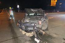 Nehoda se stala u Dubu nad Moravou ve středu kolem půl šesté večer.