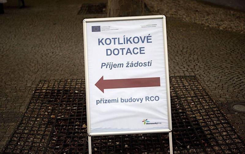 První den přijímání žádostí o kotlíkové dotace v Olomouci
