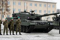 Slavnostní převzetí tanku Leopard 2A4, 21. prosince 2022, Přáslavice.