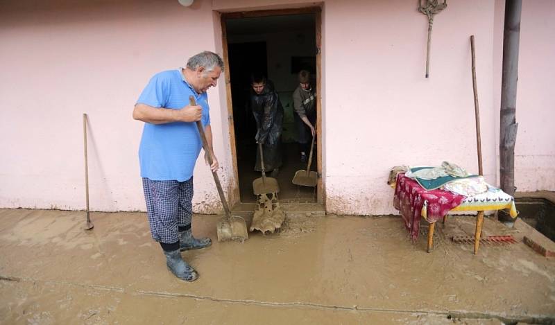 Blesková povodeň na Litovelsku - Bílá Lhota