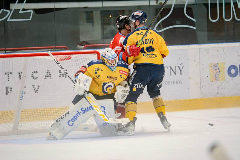 Olomoučtí hokejisté porazili v 9. kole Tipsport extraligy soupeře ze Zlína.