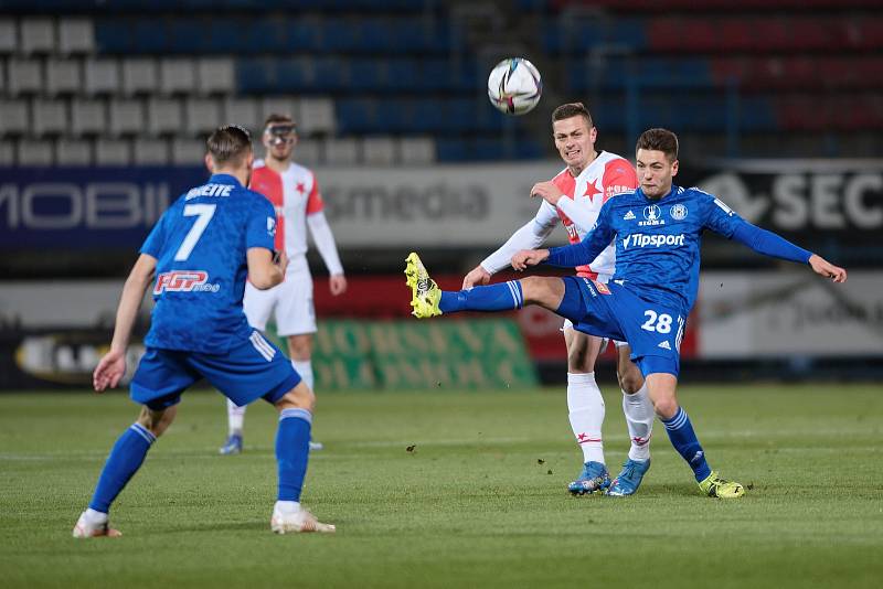 SK Sigma Olomouc - SK Slavia Praha 0:1 (0:0). Tomáš Holeš, Jiří Spáčil