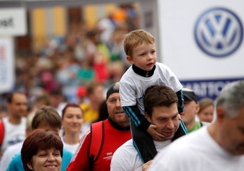 Dm rodinný běh v rámci olomouckého půlmaratonu.