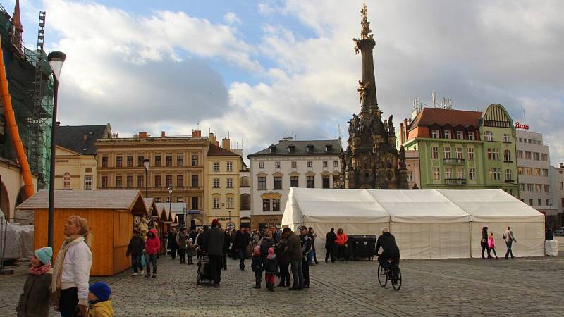 Svatomartinské trhy na Horním náměstí v Olomouci