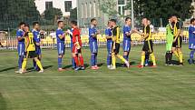 Fotografie ze zápasu 1. kola divize E mezi celky FK Nové Sady a FC TVD Slavičín