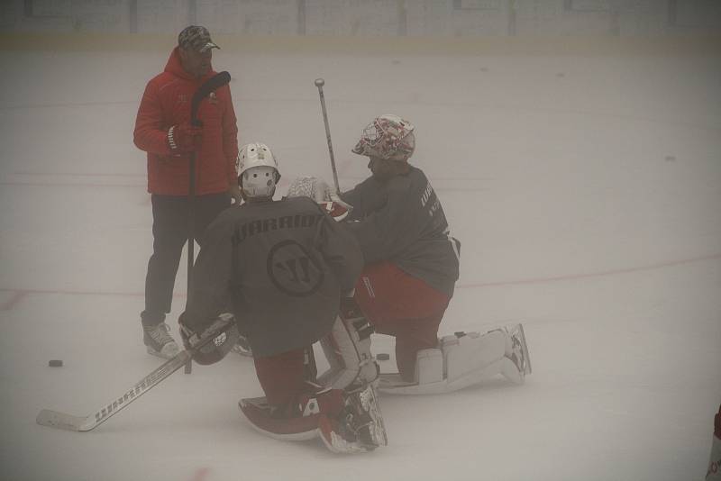 HC Olomouc - příprava na ledě