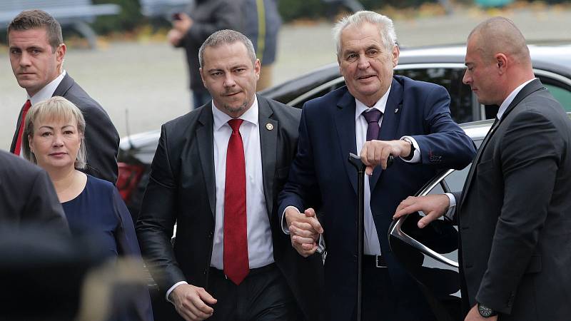 Prezident Miloš Zeman na návštěvě Olomouckého kraje