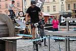 Biketrial na Horním náměstí v Olomouci